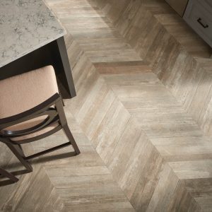 Glee chevron tile flooring | Warnike Carpet & Tile