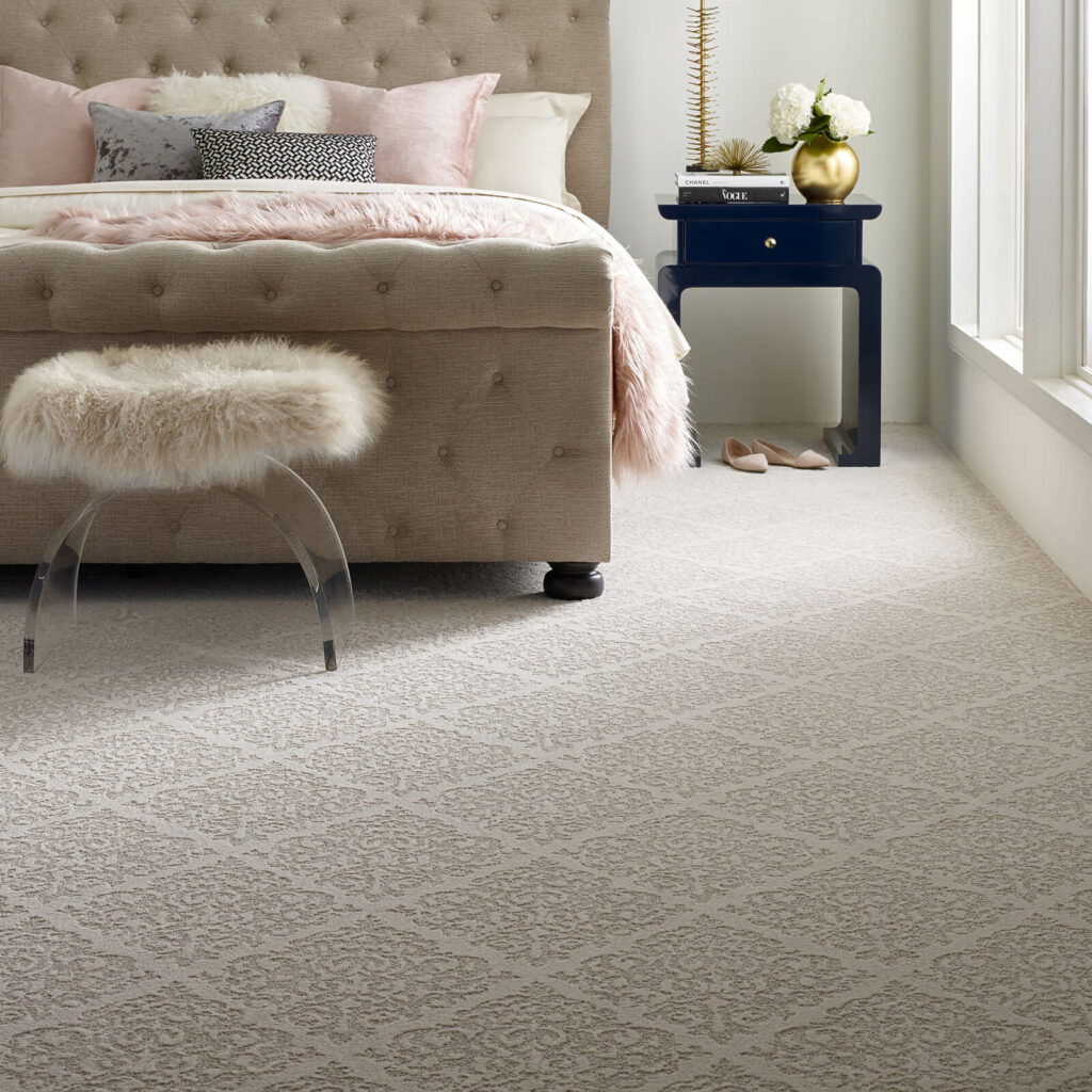 Bedroom carpet flooring | Warnike Carpet & Tile