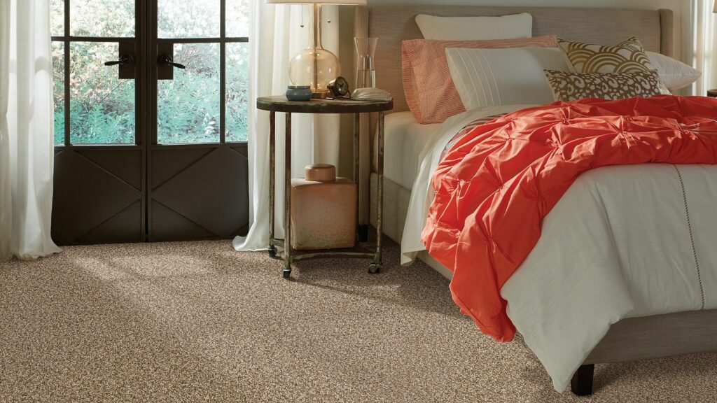 Bedroom carpet flooring | Warnike Carpet & Tile